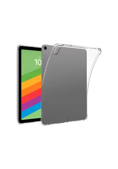 Forzacase Apple Uyumlu iPad  Air 13 2025 13 İnch İle Anti Shock Silikon Kılıf Şeffaf - Fc014 Arka Kapak