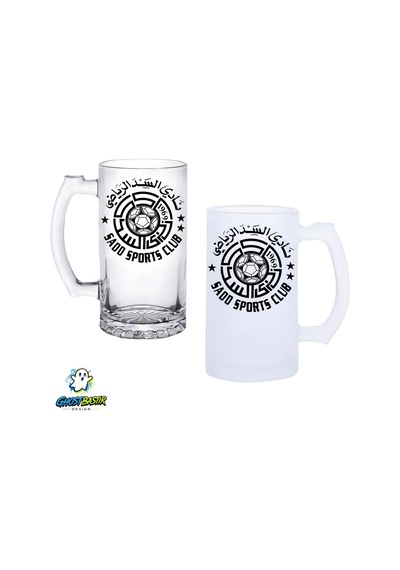 Sadd Sports Club Kulplu Bira Bardağı Buzlu Veya Şeffaf Seçenekli 0344