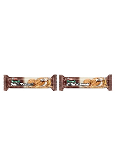 Burçak Sütlü Kremalı Yulaflı Bisküvi 100 G 2li Paket