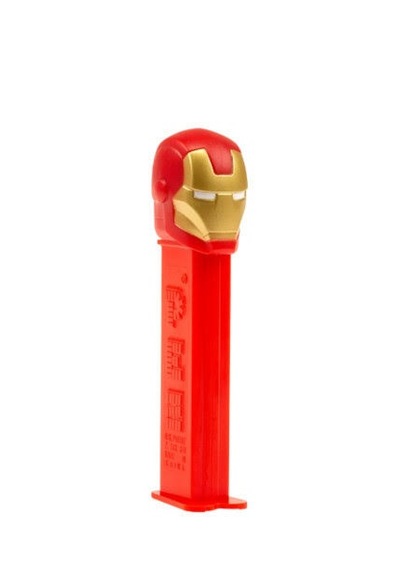 Pez Dispenser Marvel Iron Man Meyve Aromalı Şekerleme Makinesi Ve Şekerleme Yedekleri