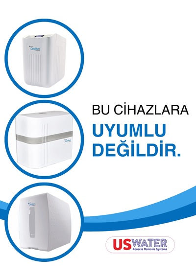 İhlas Aura Cebilon Uyumlu Açık Kasa 3 Lü Su Arıtma Filtre Seti