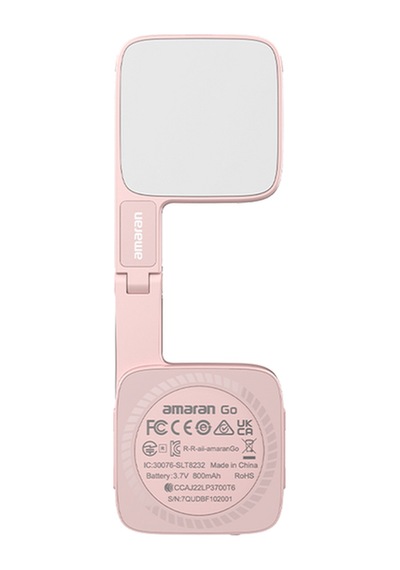 Aputure -- Amaran Go Magsafe Mobil Led Işık Pembe