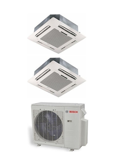 Bosch 18000 BTU 1 Dış + 2 İç Ünite (12+12) Kaset Tipi Multi Inverter Klima