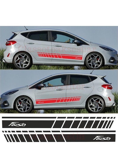 Ford Fiesta Yan Şerit Oto Sticker