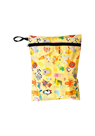 2 Adet, 36 X 30 Cm Summer Ve Family Desen, Sıvı Geçirmeyen Çok Amaçlı Çanta, Ekonomik Set, Yıkanabilir, Fermuarlı Ve Askılı Diğer