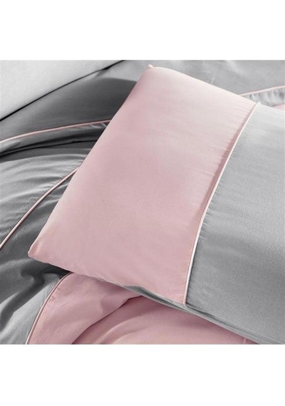 Nevresim Takımı Tek Kişilik Ranforce Duz 160x220 Thor 160x220 Pembe