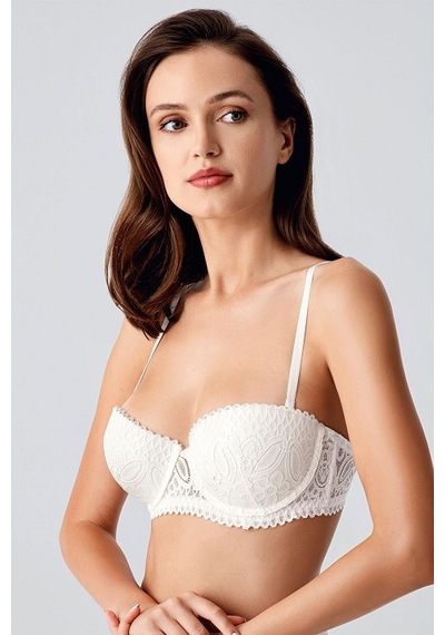 New Bra 33-8355 Destekli Sütyen ekru
