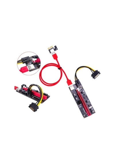 Riser Ver009S Pcı-E 1X To 16X Usb 3.0 Kart 4748P Uzatma V009S Btc