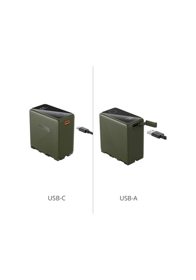 Smallrig 4577 Np-f970 Usb-c Şarj Edilebilir Kamera Pili Yeşil