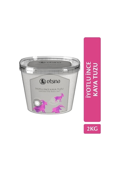 Efsina İyotlu İnce Kaya Tuzu 2 KG