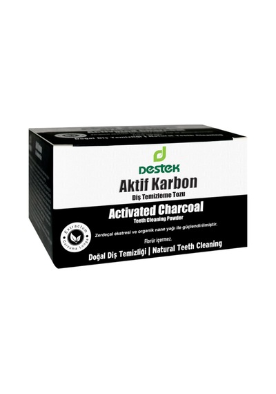Destek Aktif Karbon Diş Temizleme Tozu 30 G