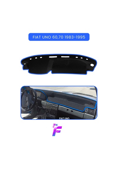 Fıat Uno 1983-1995 Uyumlu Ön Göğüs Örtüsü Yansıma Önleyici Kolay Montaj Oto Aksesuar Tb65 Torpido Halısı
