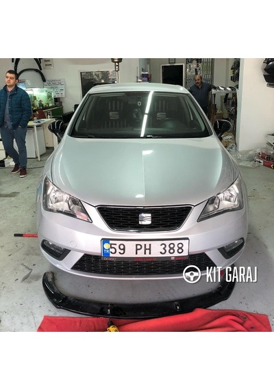 Seat Ibiza 2008-2017 Cupra Piano Black Ön Lip Plastik Boyalı