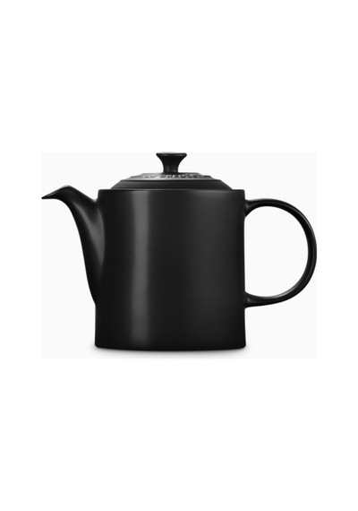 Le Creuset 4 Fincan Kapasite Şık Tasarım Büyük Seramik Demlik Mat Siyah