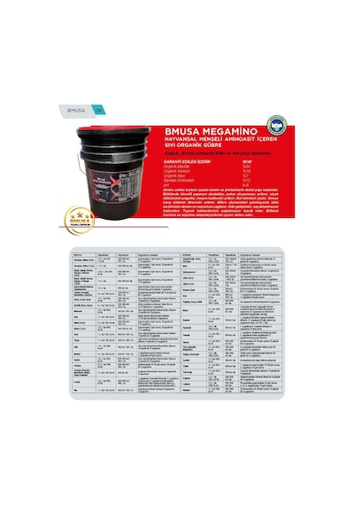 Bmusa Megamino 5 Lt Sıvı Organik Gübre 5 L
