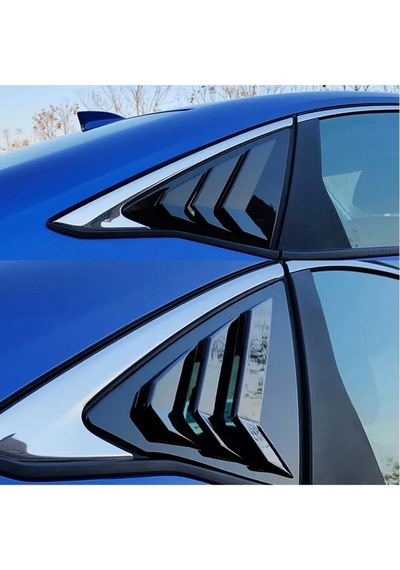 Honda Civic 2021 Aksesuar Fe1 Uyumlu Kelebek Cam Kaplama Vizörü