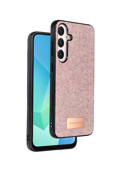 Onegif Samsung Galaxy A16 5g Bright Simli Kapak - Pembe