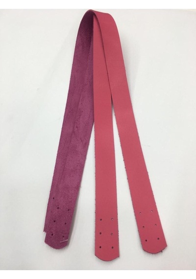 Karantuhafiye Dikmeli Spor Sap / Çanta Sapı / Deri Dikmeli Sap 70 Cm Fuşya Fuşya