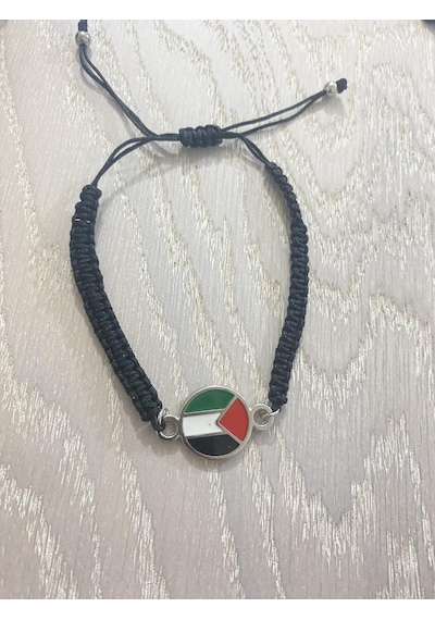 Filistin Kudüs Palestine Metal Bileklik Bileğe Göre Ayarlan Çok Renkli