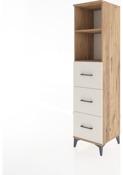 Hyperion Dolap 2 Raflı 3 Çekmeceli 44x44x182 Çam-aytaşı Çam