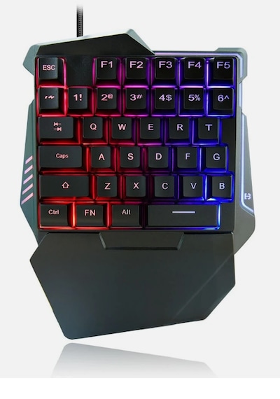 Hk Tech G7 Rgb Tek El 35 Tuşlu Kablolu Oyun Klavyesi