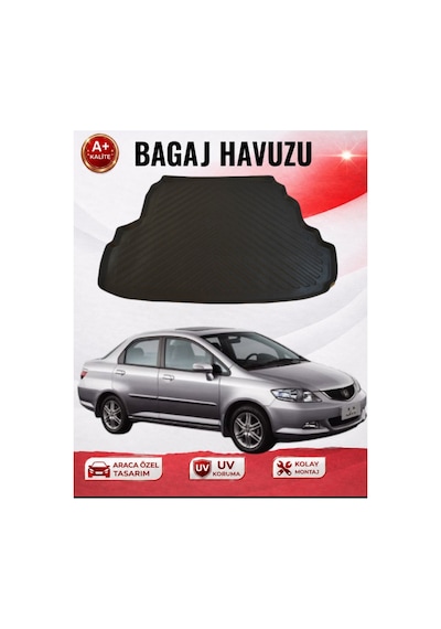 Honda City Sedan 2006-2009 3d Bagaj Havuzu Premıum A+
