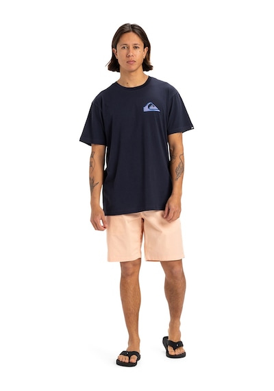 Quiksilver Window Pane Erkek Lacivert Yuvarlak Yaka Tişört Lacivert