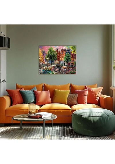 20793 Puzzle 1000 Beautiful Sunset İn Amsterdam
