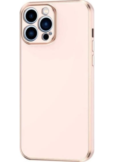 Apple Uyumlu iPhone 12 Pro Max Kılıf Zore Bark Kapak Rose Gold