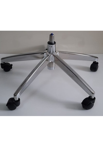 Kamusalmarket Oyuncu Koltuğu Yıldız Ayağı Krom Pistonlu Çap 70 Cm