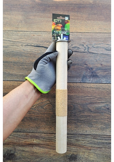 Venty Pedikürlü Papağan Tüneği 35 cm / 35 mm Macaw Kakadu Jako Amazon İskender Eklektus - T208
