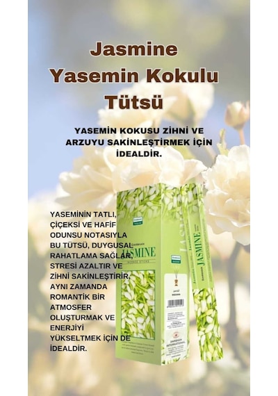 Yasemin Terapi Tütsüsü 20 Çubuk