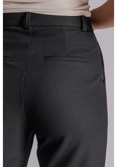 Braccas Kadın Yandan Cepli Arka Cep Fleto Beli Lastikli Ve Pilili Slim Fit Pantolon Siyah Siyah Braccas Kadın Yandan Cepli Arka Cep Fleto Beli Lastikli Ve Pilili Slim Fit Pantolon Siyah Siyah