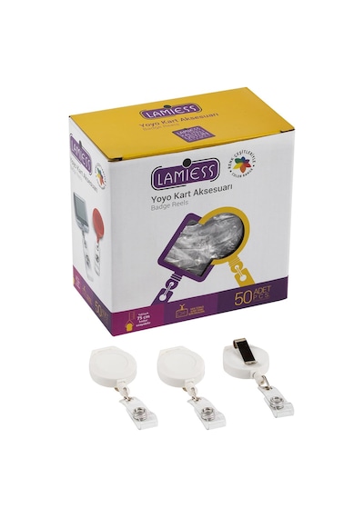 Lamiess Lms 340 Yuvarlak Yoyo Beyaz 50'Li