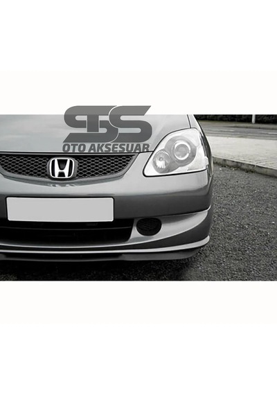 Honda Civic Typer K24 Cupra R Uyumlu Ön Lip Mat Siyah Ön Tampon Lip
