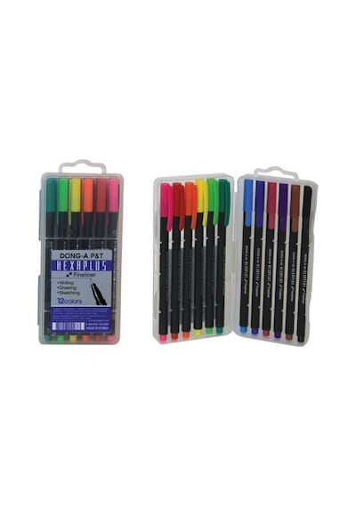 Dong-A Hexaplus Fineliner Kalem 12 Li Kutu 209613