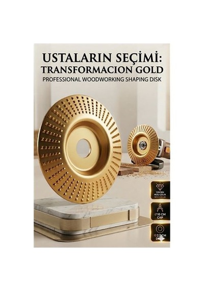Oval Tip Bombeli Ahşap Törpü Diski 100mm Tungsten Karbür 723063