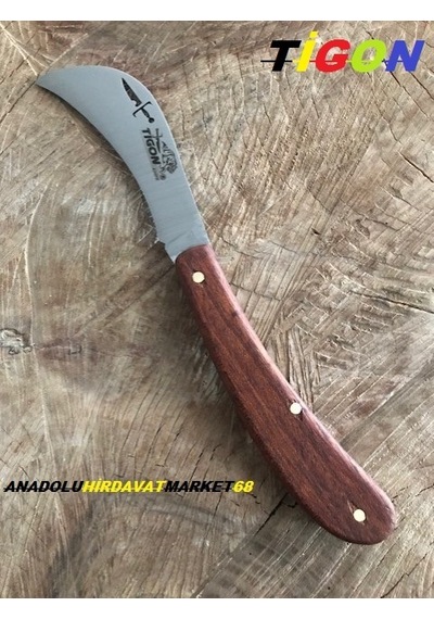 Tigon El Yapımı Mini Cep Çakısı Avcı Kampçı Bıçagı Çelik Bıçak