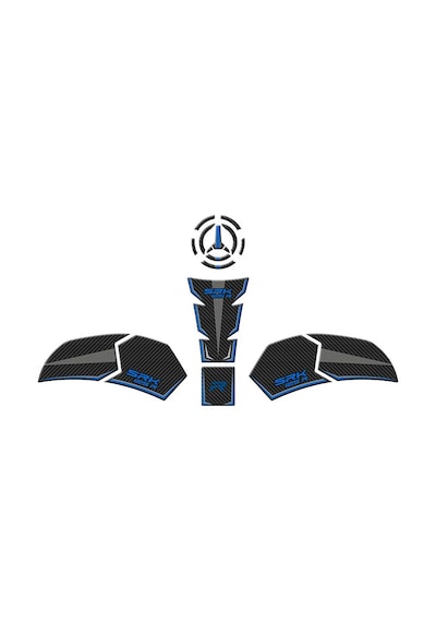 Rks Srk 125 R 2023 - 2025 Uyumlu Tank Pad Set 002 Çok Renkli