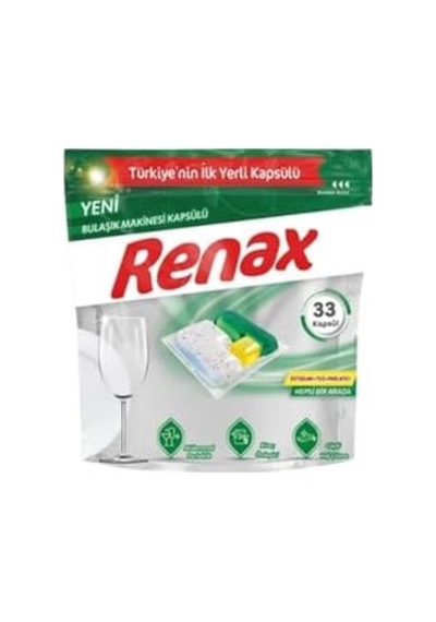Bulaşık Makinesi Kapsül Deterjanı, 33 Kapsül