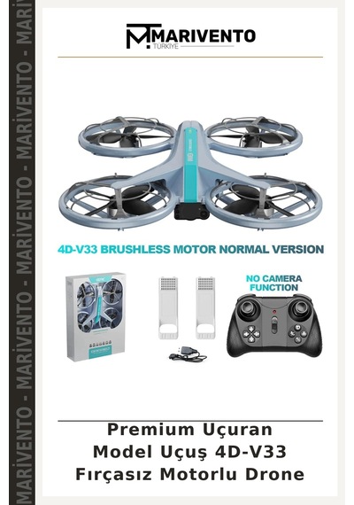 Premium Uçuran Model Uçuş 4d-v33 Fırçasız Motorlu Drone