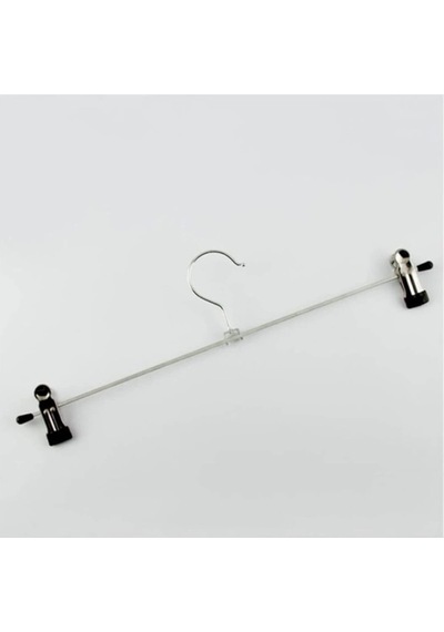 Mandallı Etek Askısı 40 Cm. Gümüş