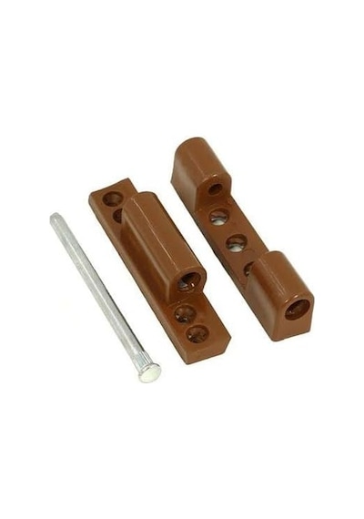 Pvc Pencere Menteşesi, Kahverengi, 74mm, Pimapen Uyumlu Genel