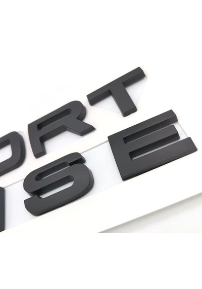 Range Rover Sport Hse Bagaj Yazısı Siyah Renk Range Rover Sport Hse Trunk Emblem Black Color Sporthsesiyah1