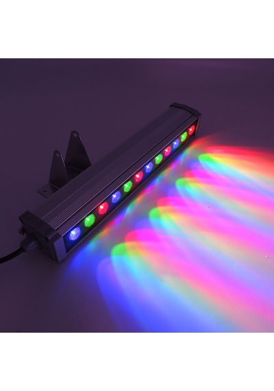 Rgb Led Aydınlatma Wall Washer Duvar Boyama 35 Cm 12w Kumandalı