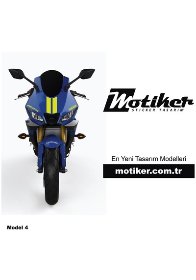 Yamaha Yzf-r25 Ön Kafa Sticker Modeli 4 - 2019 Üzeri