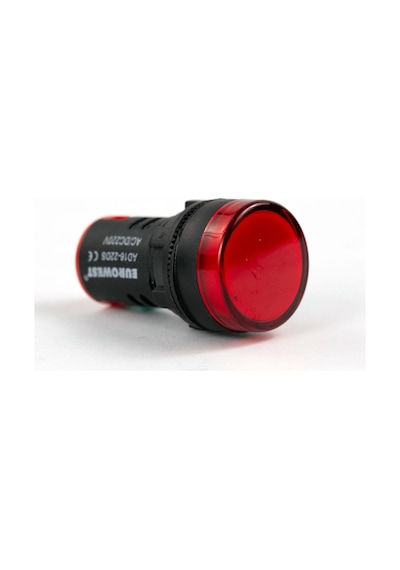 EUROWEST LS-220V-K 22MM KIRMIZI LED SİNYAL LAMBASI