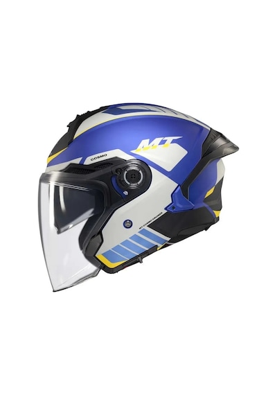 Mt Cosmo Sv Cruıser C7 Mat Mavi Açık Kask Mavi