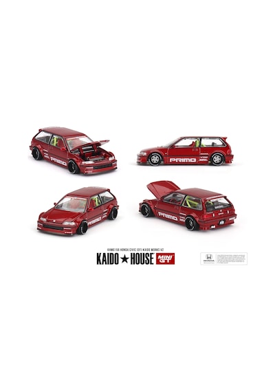 Mini Gt X Kaido 157 1/64 Honda Civic Ef Kaido Works V2