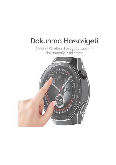 Huawei Watch Gt5 Pro 46mm İçin 360 Kasa Koruyucu Yumuşak Tpu Kılıf Dokunmatiği Ve Netliği Etkilemeyen Gt5 Pro Koruyucu Darbelere Karşı Huawei Watch Gt 5 Pro Ekran Koruyucu Kılıfı Şeffaf Çok Renkli Huawei Watch Gt5 Pro 46mm İçin 360 Kasa Koruyucu Yumuşak Tpu Kılıf Dokunmatiği Ve Netliği Etkilemeyen Gt5 Pro Koruyucu Darbelere Karşı Huawei Watch Gt 5 Pro Ekran Koruyucu Kılıfı Şeffaf Çok Renkli